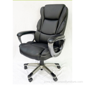 Modern Leather Metal Manager Swivel Meeting Office Chair